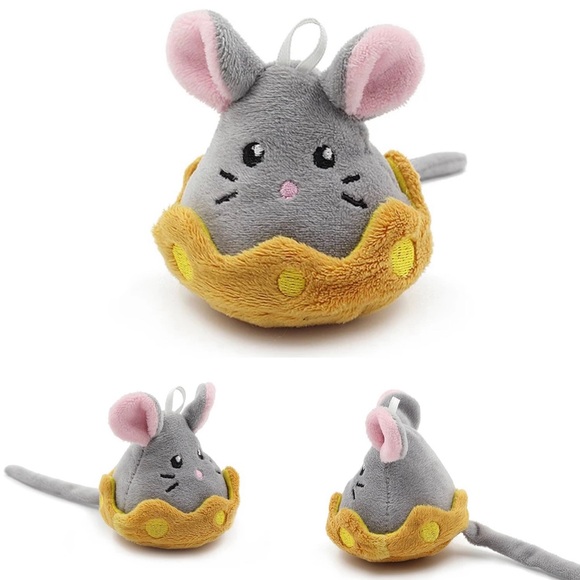 NWT Catnip and crinkle paper bite-resistant plush cat toys - package of 2 - Picture 7 of 7